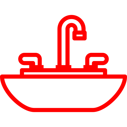 An icon depicting a sink